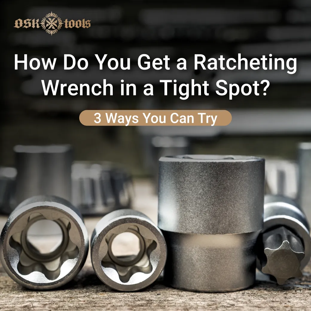 How do you get a ratcheting wrench in a tight spot-ratcheting wrench tight spaces