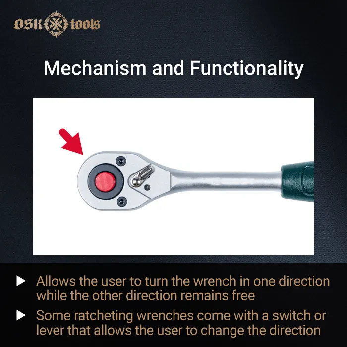 ratcheting wrenches mechanism and functionality-ratcheting work both ways