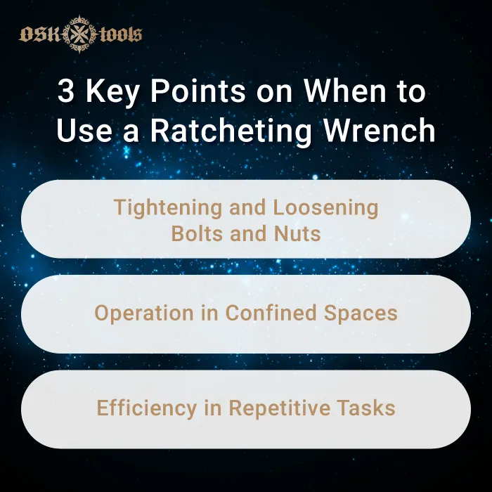 3 keypoints on whento use a ratcheting wrench-when is ratchet wrench used