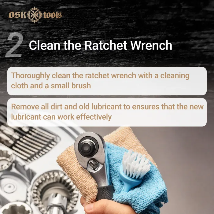 clean the ratcheting wrench-how to grease a ratchet wrench