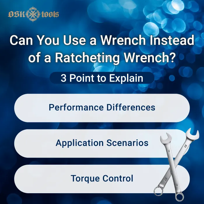 wrench instead of a ratcheting wrench-can you use a wrench instead of a ratcheting Wrench