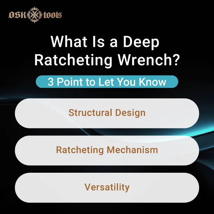 What is a deep ratcheting wrench-ratcheting wrench