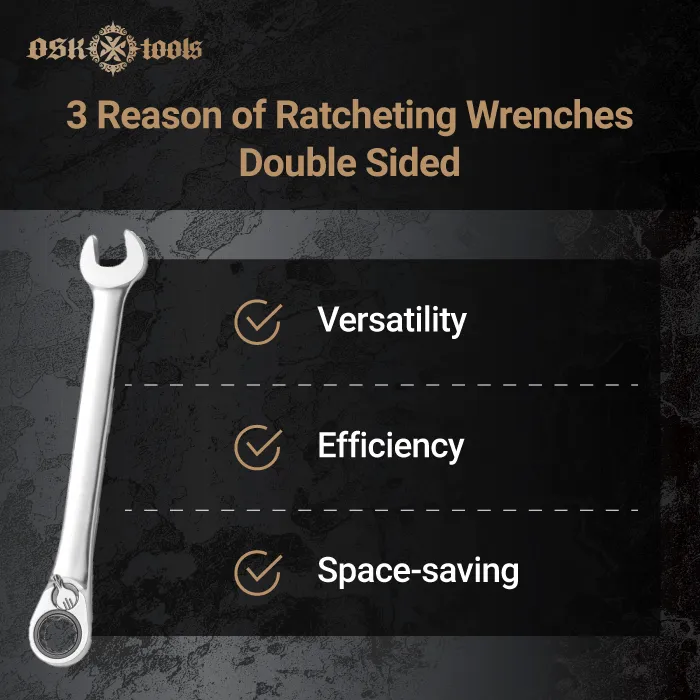 why do ratcheting wrencheshave two sides-ratchet wrench double sided