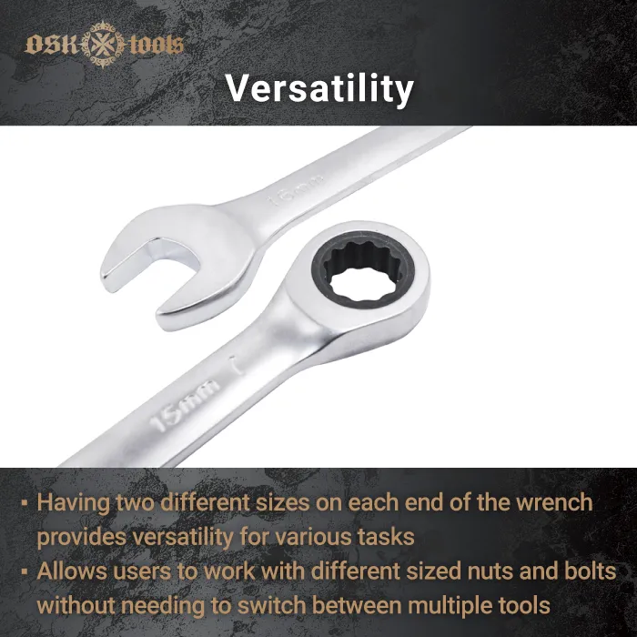 versatility-ratchet wrench double sided