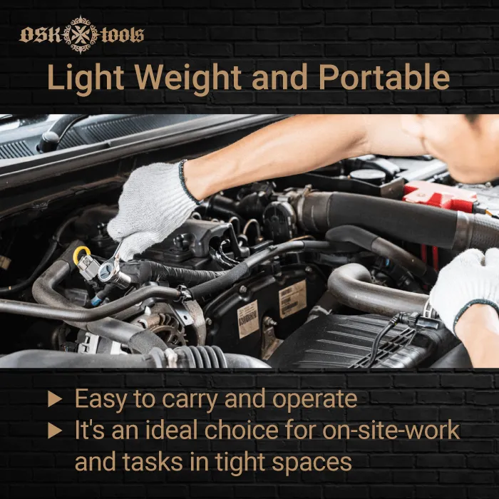 light weight and portable-What is the benefit of a ratcheting wrench